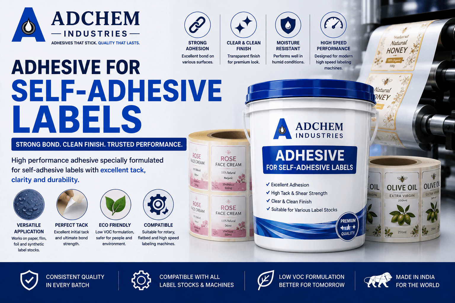 Adhesive for Self-Adhesive Labels