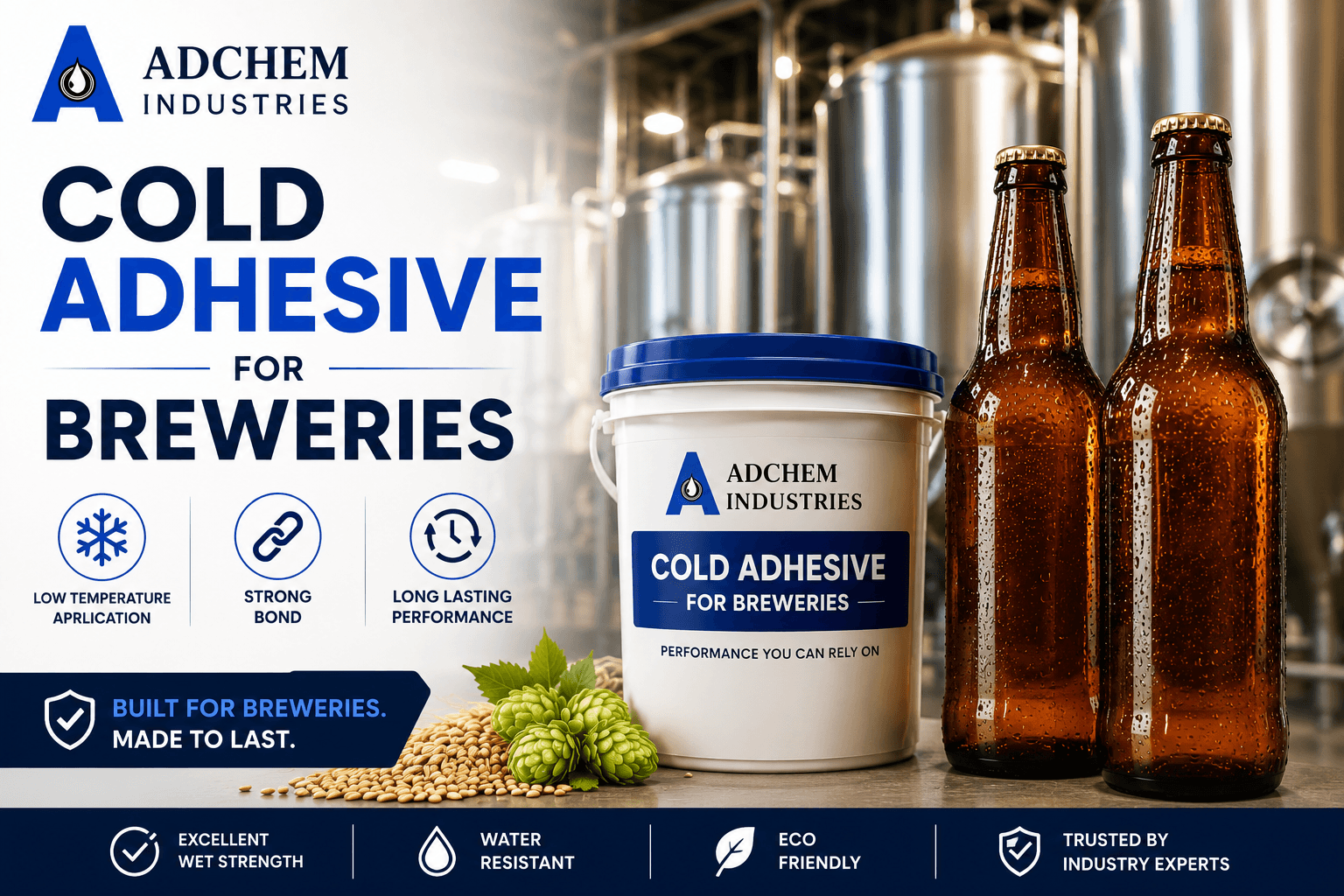 Cold Adhesive for Breweries