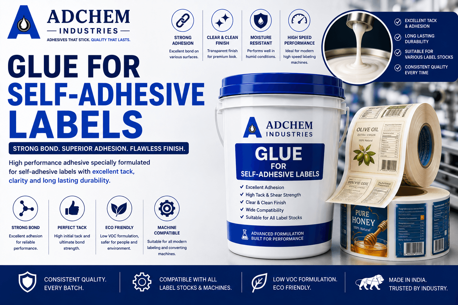 Glue for Self-Adhesive Labels