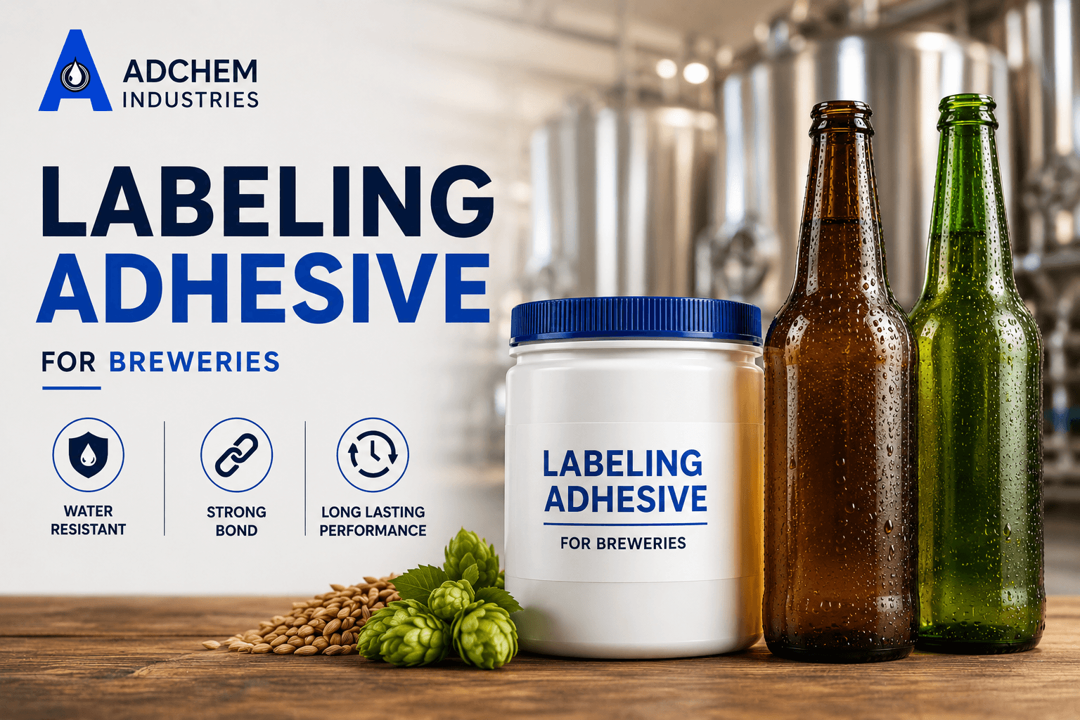 Labeling adhesive for Breweries