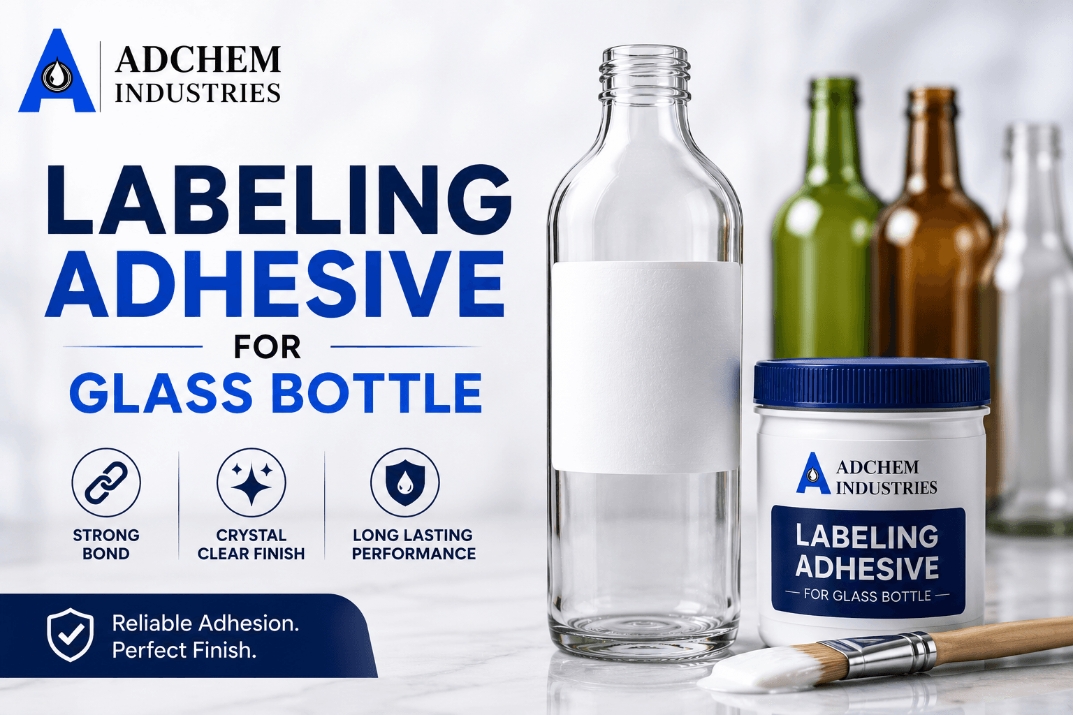 Labeling Adhesive for Glass Bottle