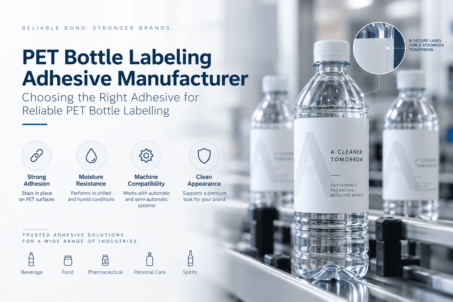 PET Bottle Labeling Adhesive Manufacturer