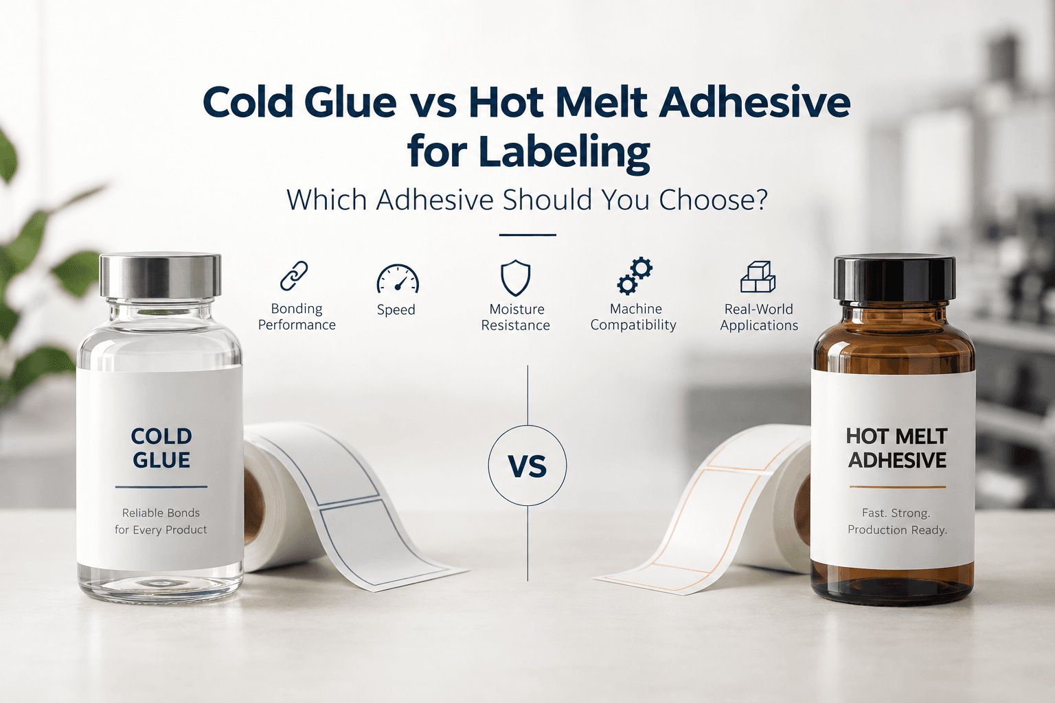Cold Glue vs Hot Melt Adhesive for Labeling